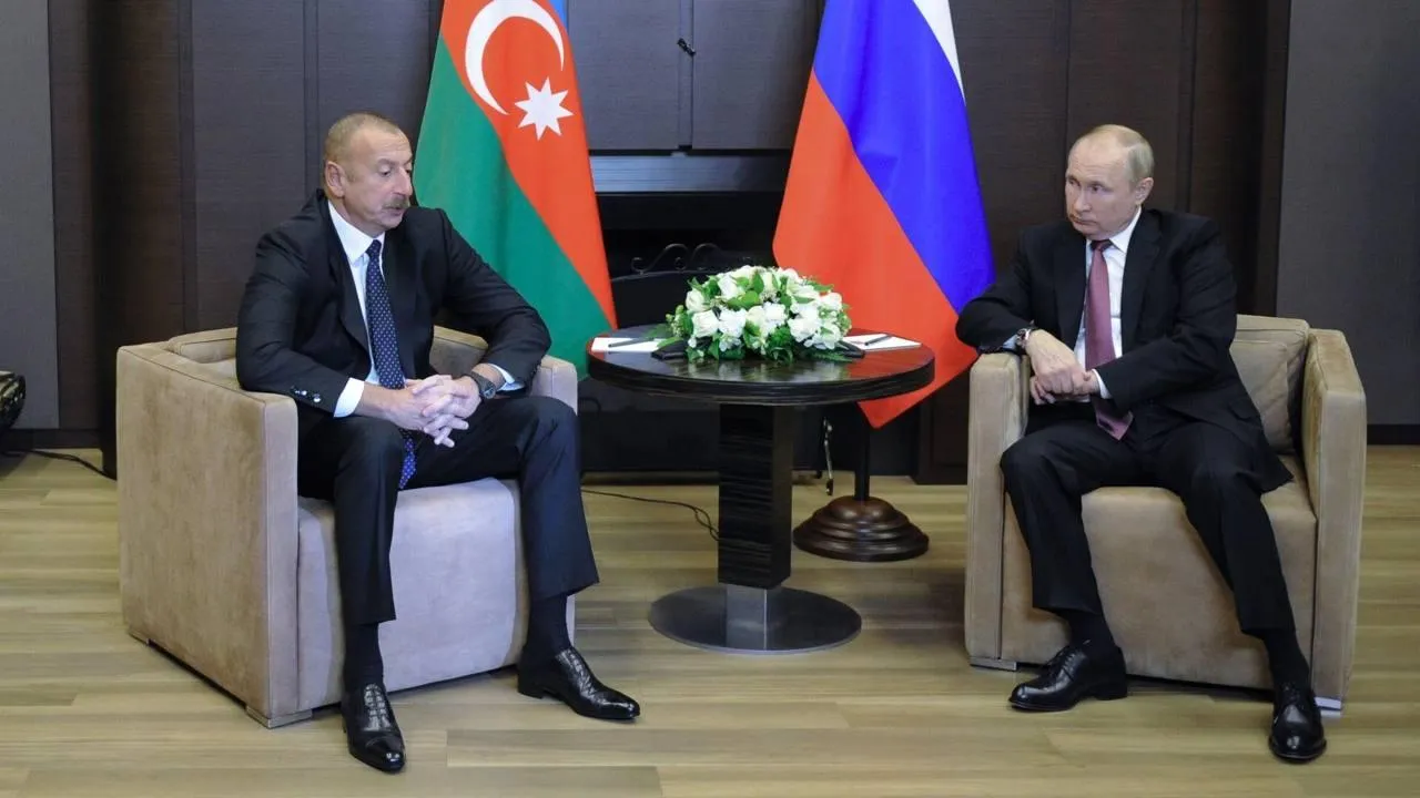 Ильхам Алиев и Владимир Путин