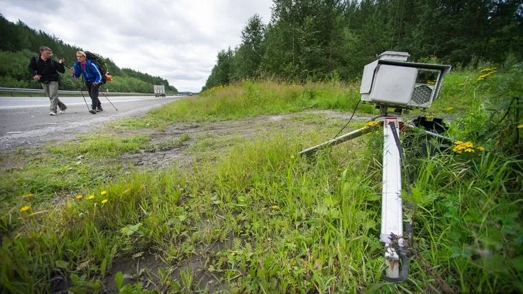 В Курганской области водители-вандалы разбивают камеры фиксации нарушений ПДД
