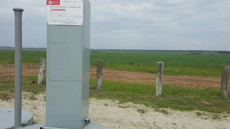 Артезианскую скважину открыли в деревне Головачево