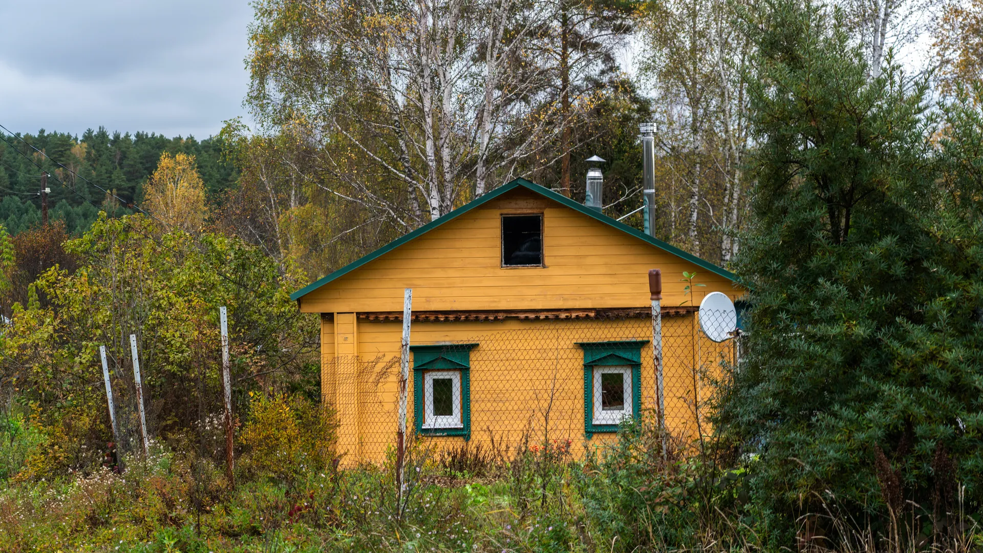 Дача в Подмосковье осенью. Дачная амнистия