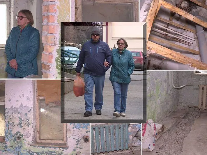 «Ни окон, ни дверей, сыро и сквозняки»: в Алуште маму со слепоглухонемым сыном поселили в складское помещение