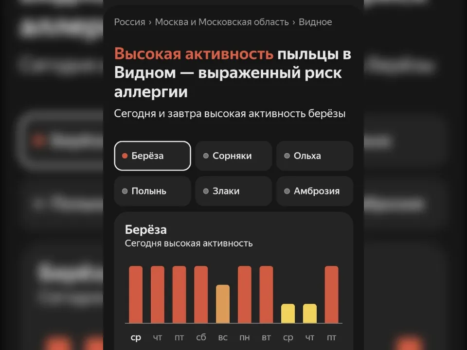Фото: Яндекс.Погода