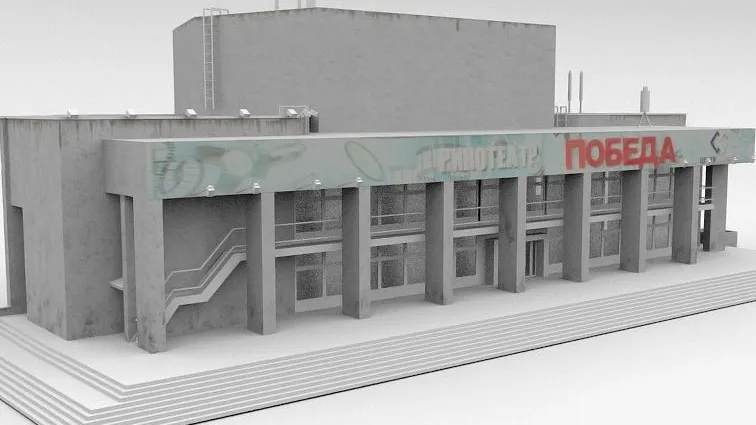 Дизайнер создал 3D-модель разрушенного кинотеатра в Пушкино