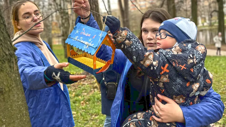 В парке Лосино-Петровского прошел Синичкин день Фото: МАУК «Объединенная дирекция парков»