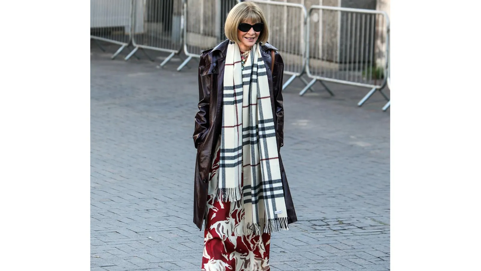 Анна Винтур на показе Burberry LFW, Лондон, 2024 год. Brett Cove