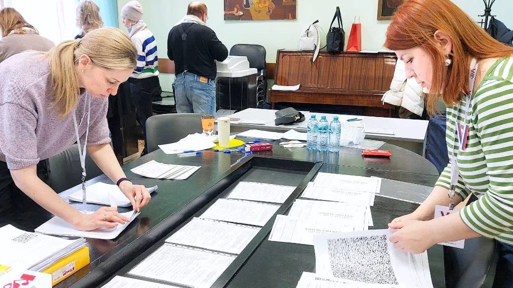 Фото: Мособлизбирком/ Жителям Домодедова напомнили о возможности проголосовать удаленно