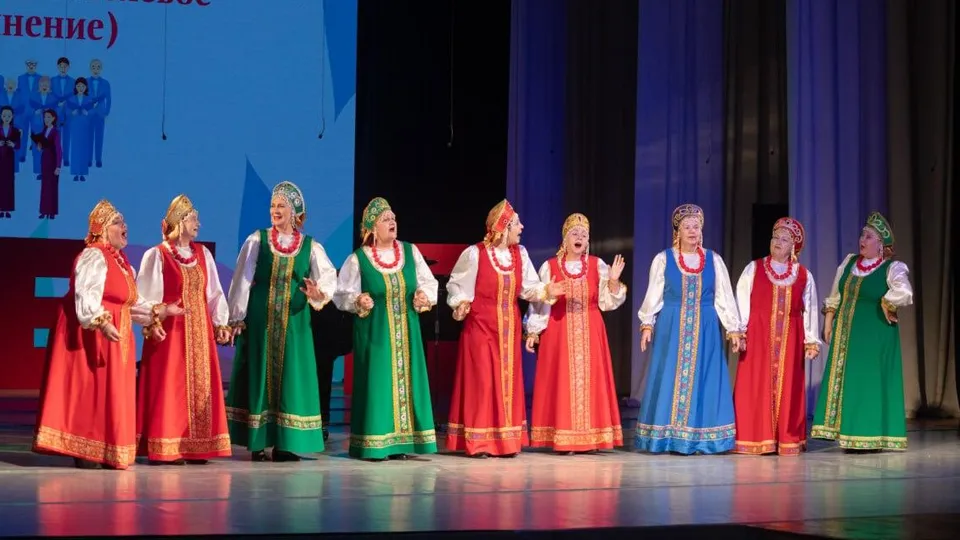Ансамбль «Свердловчанка» на конкурсе искусств «Добрый мир». Фото: пресс-служба администрации г. о. Лосино-Петровский