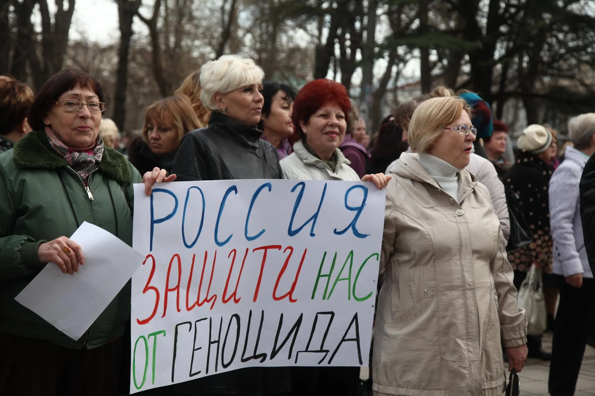 Крымчане в 2014 году / Wei Dafang / Xinhua