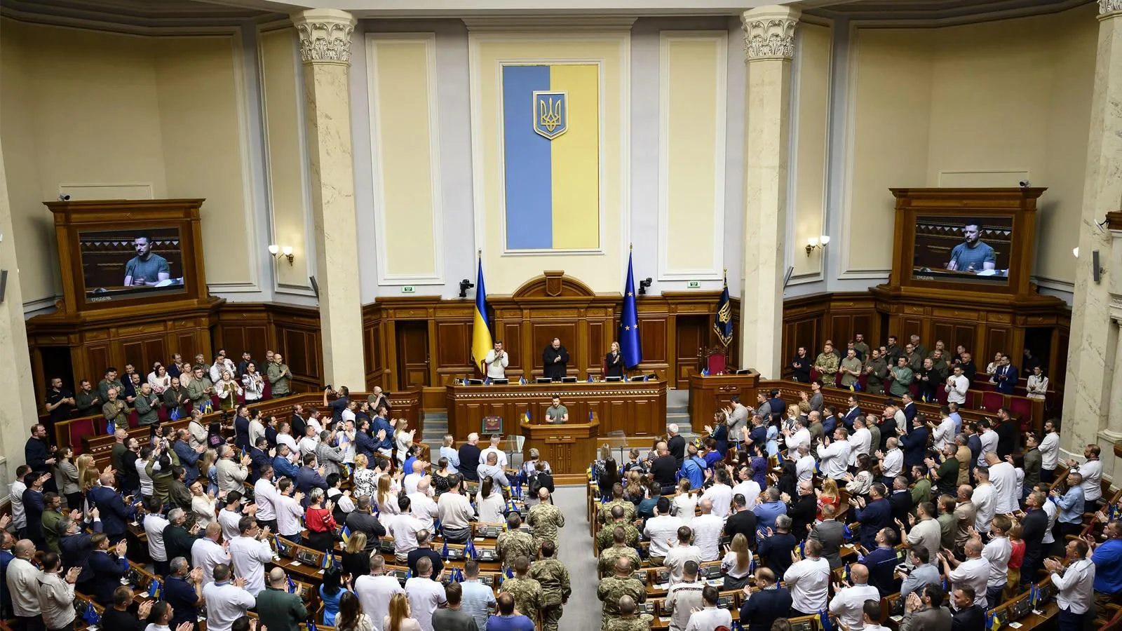 Заседание Верховной рады Украины. Фото: Pool /Ukrainian Presidentia