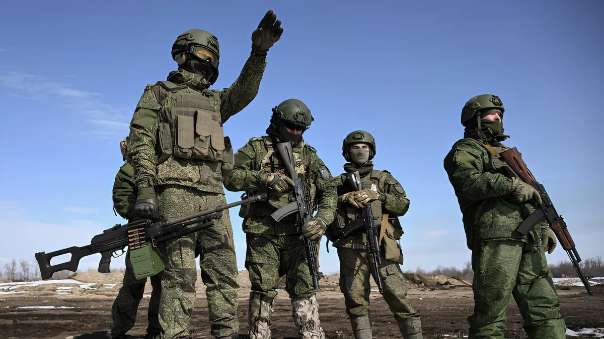 Подготовка российских военнослужащих на полигоне. Константин Михальчевский