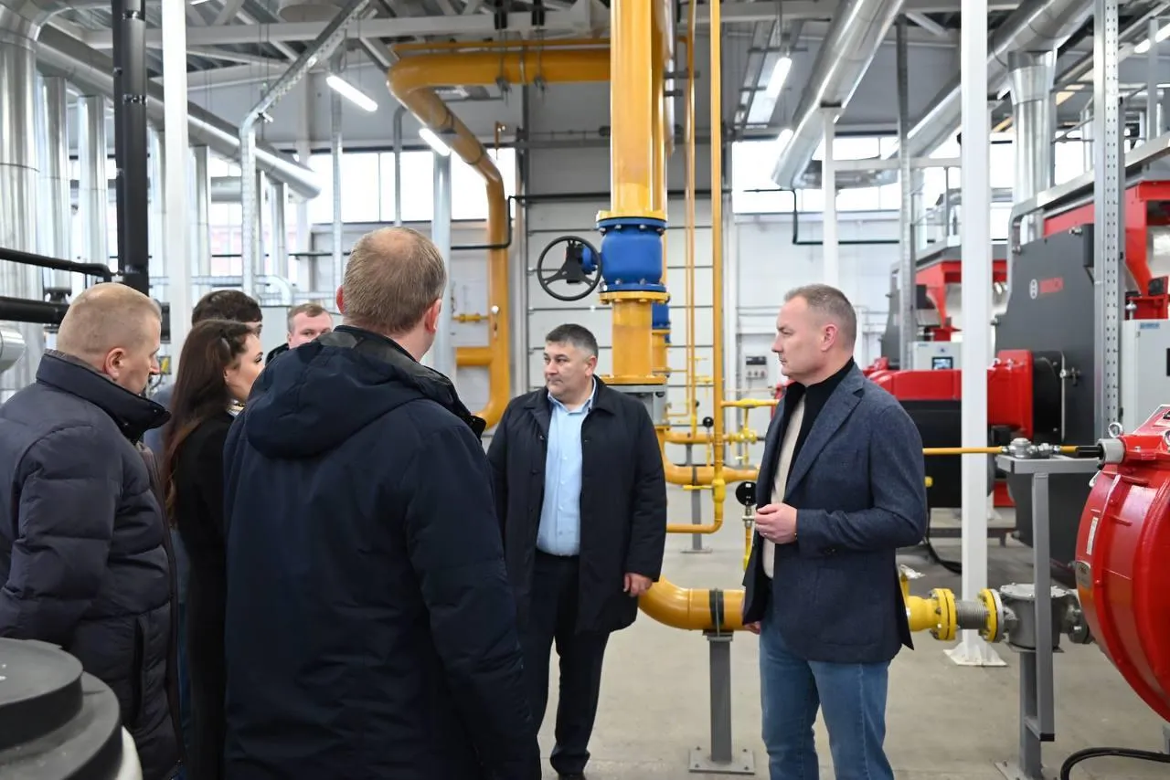 Осмотр котельной. Фото: ТГ-канал Алексея Спасского/https://t.me/alexeyspassky/6327