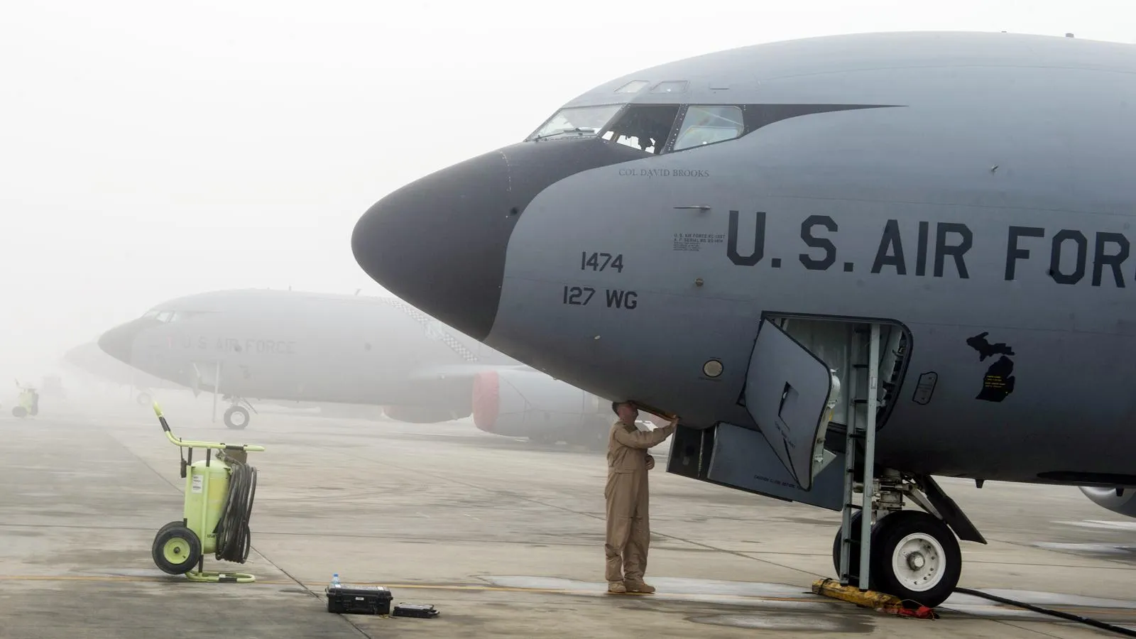 KC-135 на авиабазе Аль-Удейд, 2017 год