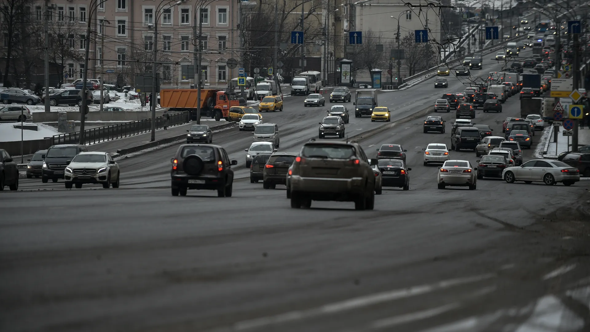 Дорожная ситуация в Москве