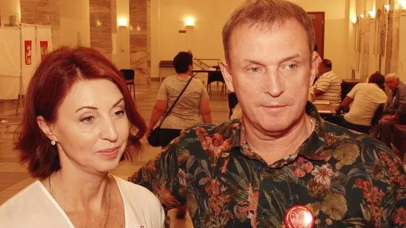 Виктор Рыбин и Наталья Сенчукова проголосовали в Долгопрудном на выборах губернатора