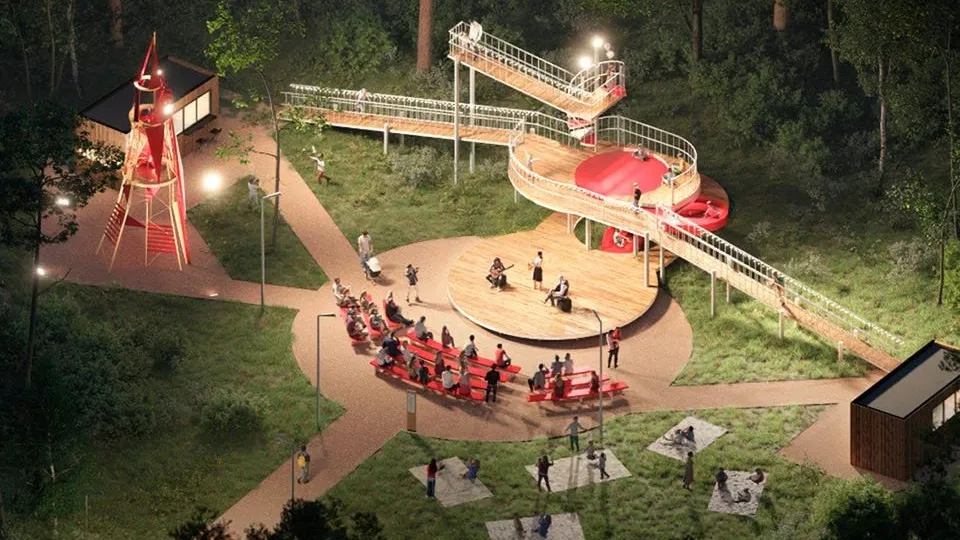 Вишняковский лесопарк в Балашихе. Фото: проектное решение