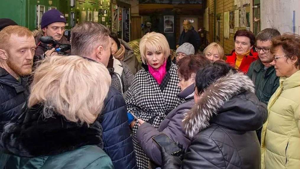 Глава Электростали Инна Волкова на Восточной котельной. Фото: пресс-служба главы администрации г.о. Электросталь