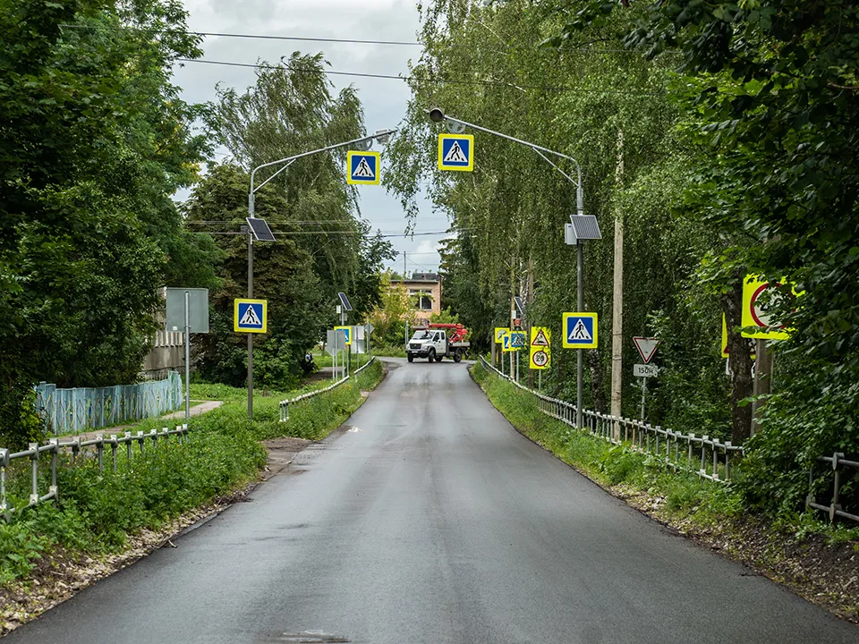 Участок Большое Грызлово - Семеновское в г.о. Серпухов. Фото: пресс-служба губернатора и правительства Московской области