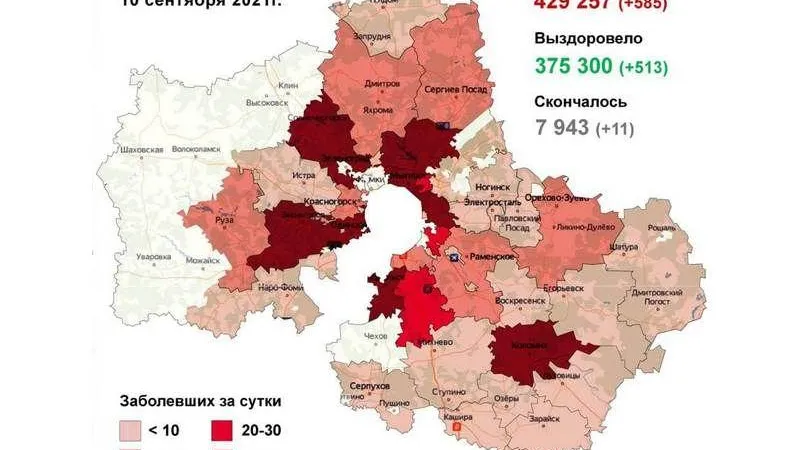 Мытищи и Пушкино стали антилидерами по ковиду