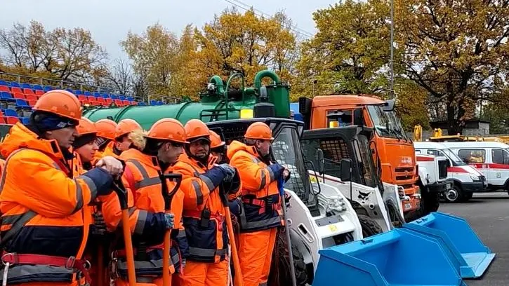 Смотри зимней техники. Скриншот из видео Марии Амелиной