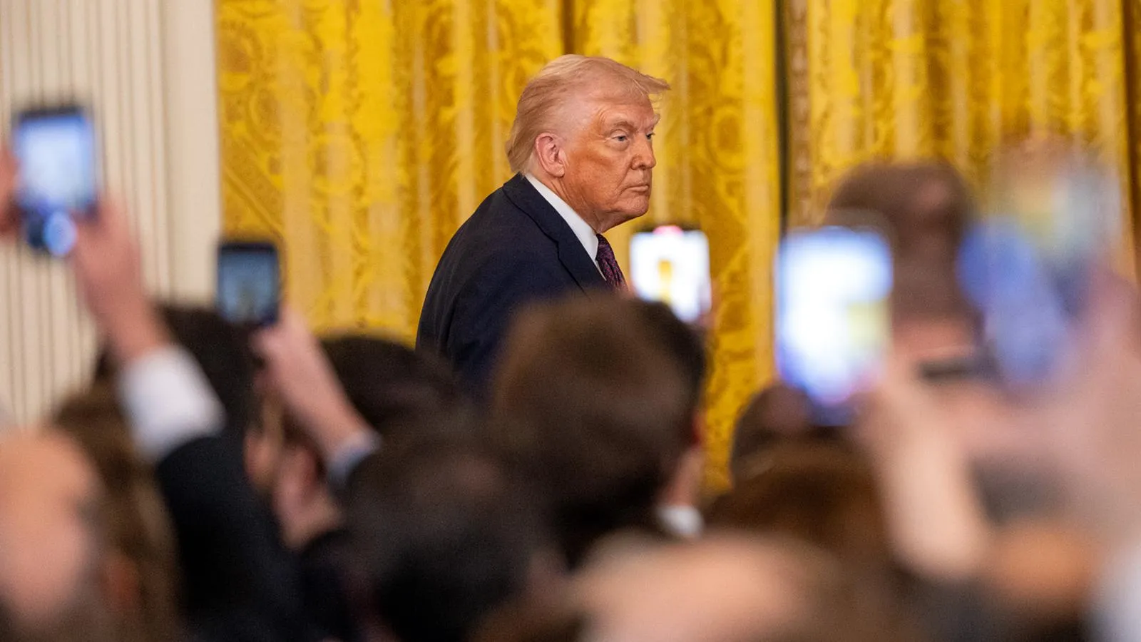 Президент США Дональд Трамп, Вашингтон, 24 марта 2025 года. Hu Yousong