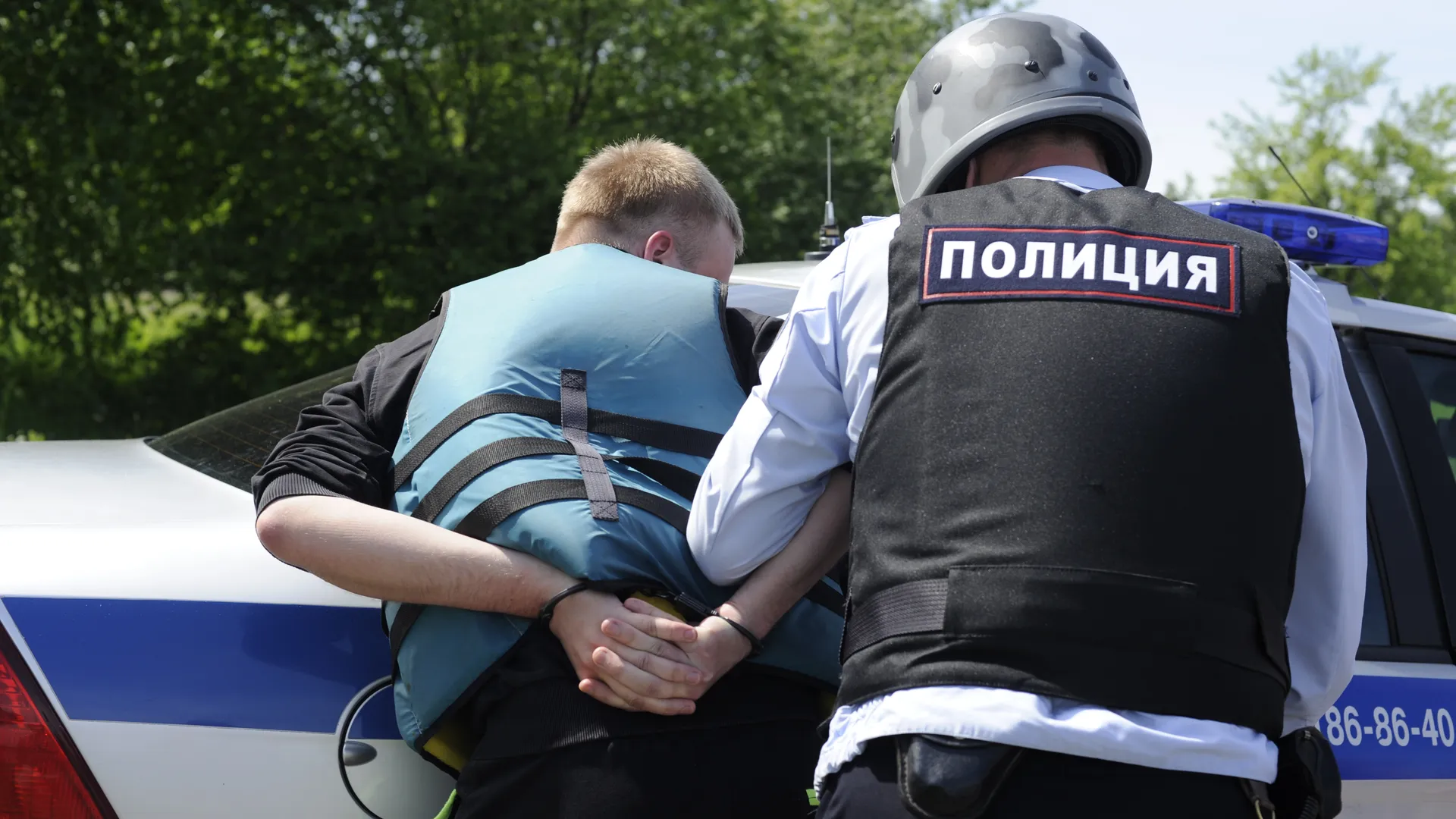 Учения вневедомственной охраны на Учинском водохранилище