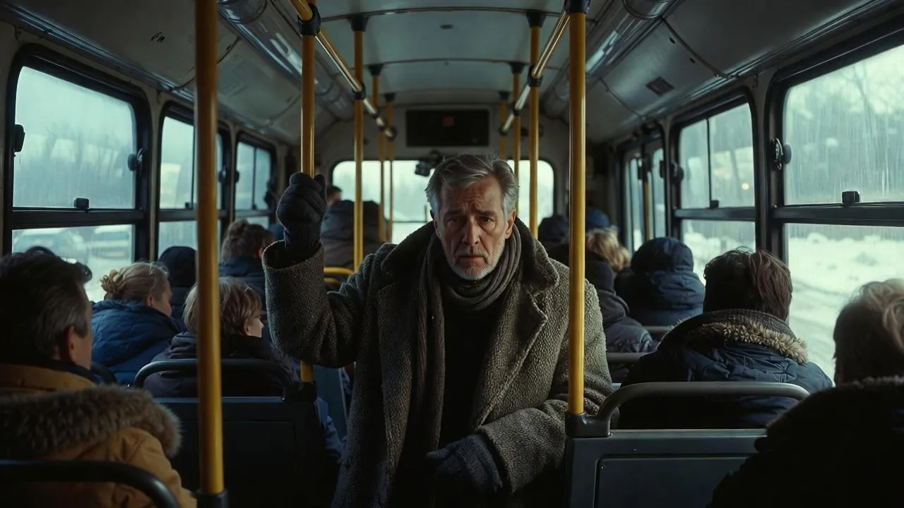 «Ледовое шоу»: пассажиры курских автобусов рискуют получить травмы, пока едут на работу