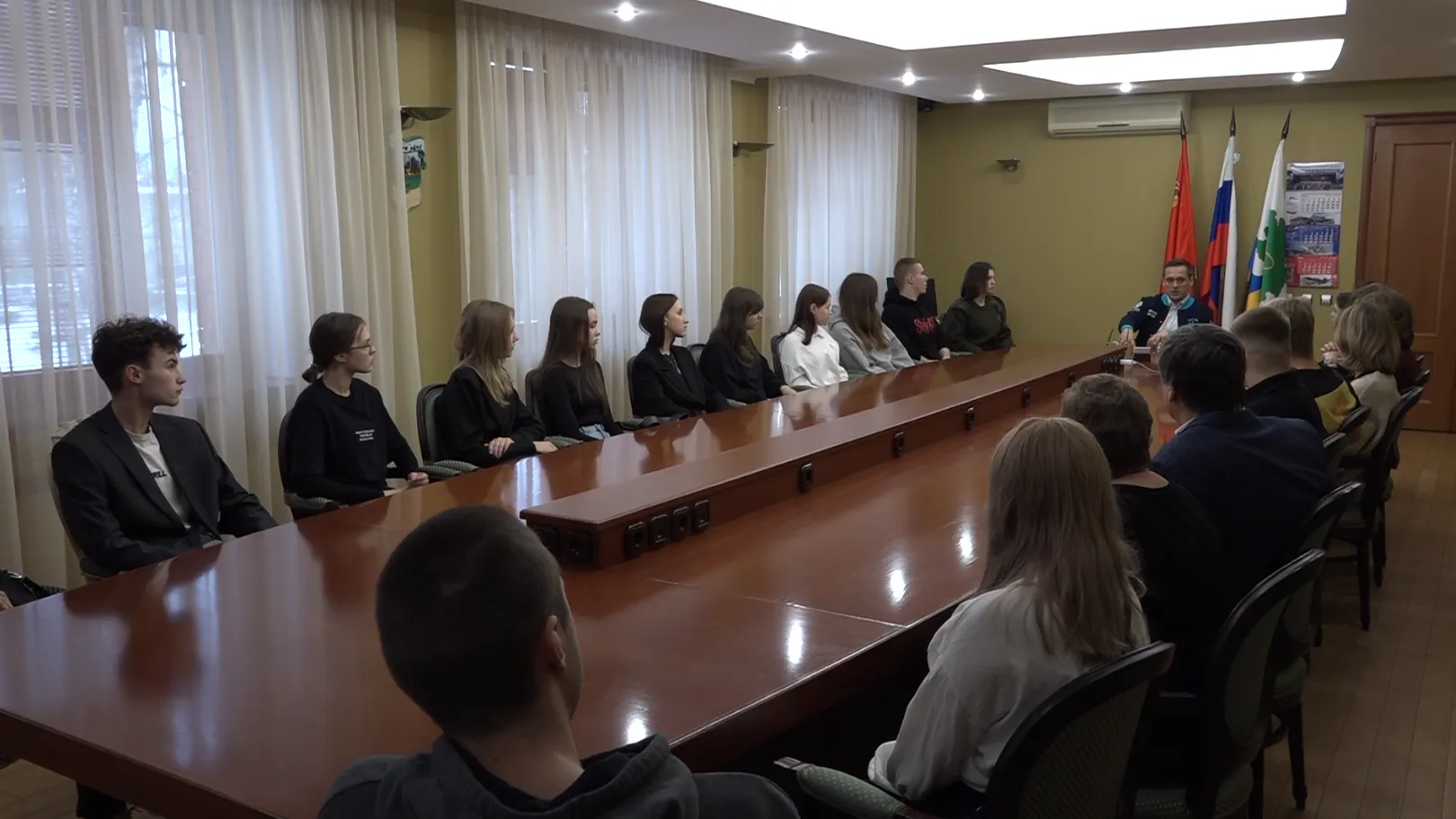 Глава Дубны провел мастер-класс для студентов местного университета