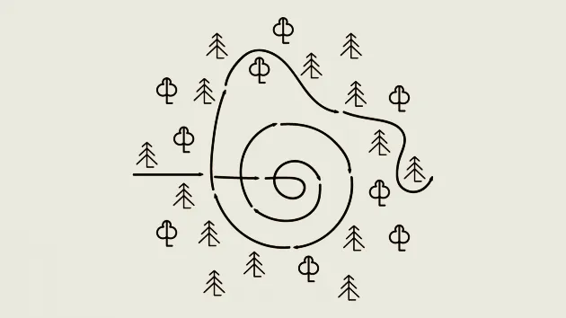 траектория "спираль"