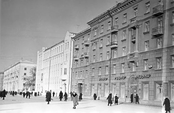 Проспект Ленина в городе Иваново, 1960-е