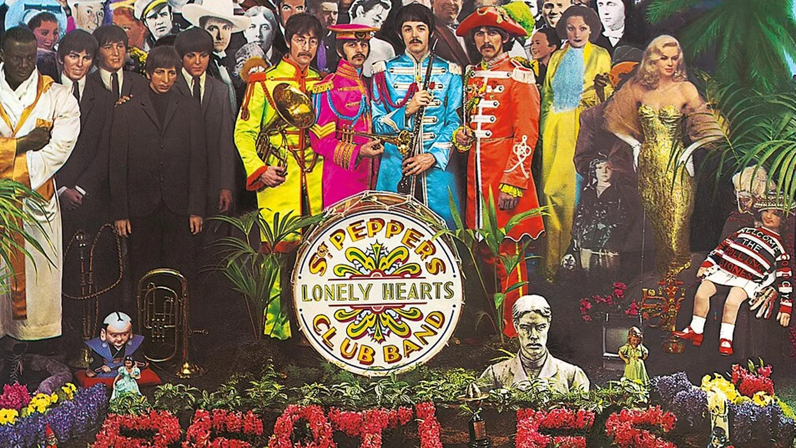 Обложка альбома Sgt. Pepper’s Lonely Hearts Club Band, 1967 год