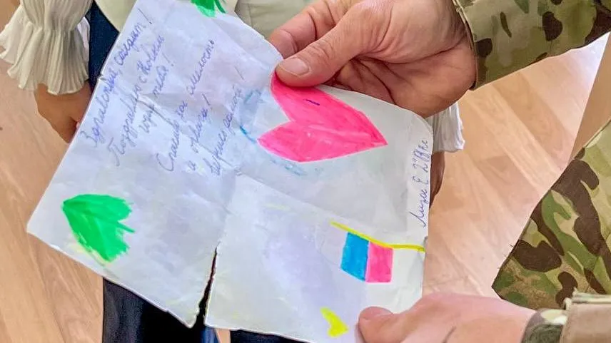 Письмо бойцу. Фото: администрация Можайска