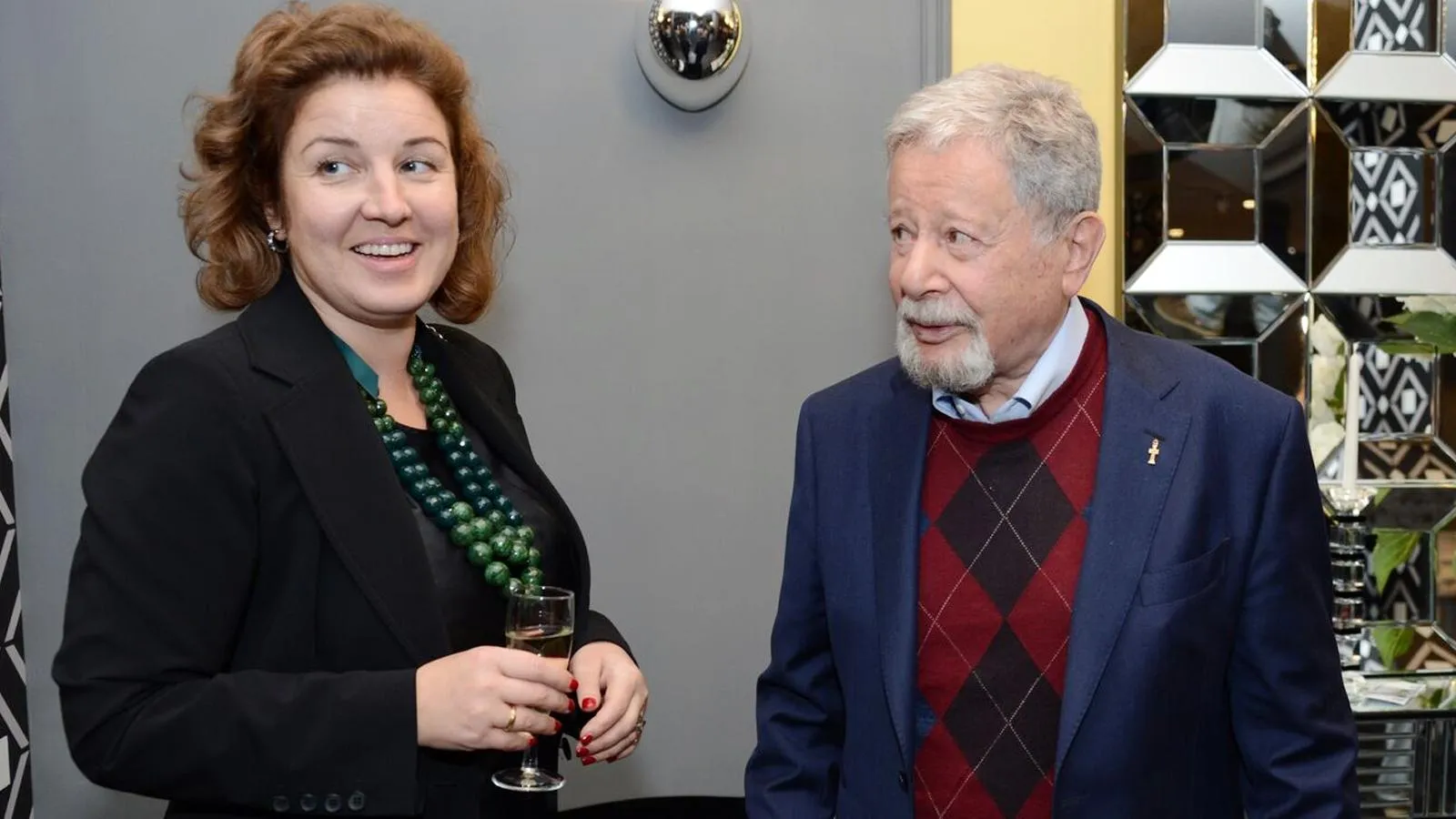 Адвокат Генрих Падва с супругой Оксаной Мамонтовой, Москва, 2014 год. Екатерина Чеснокова