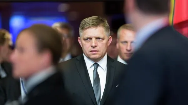 Премьер-министр Словакии Роберт Фицо во второй день саммита ЕС в Брюсселе, 2016 год