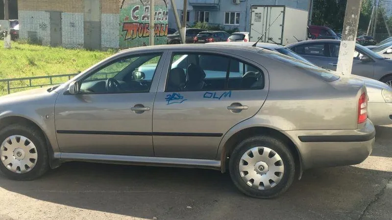 В Чехове вандалы изуродовали надписями авто