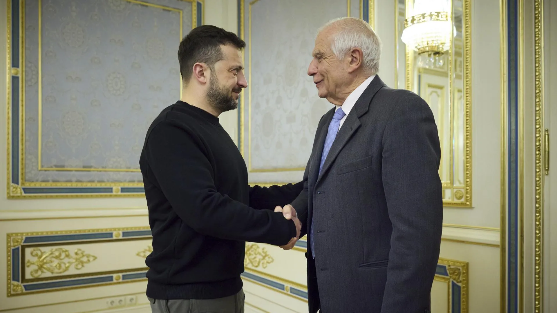 Владимир Зеленский и Жозеп Боррель. Ukraine Presidency