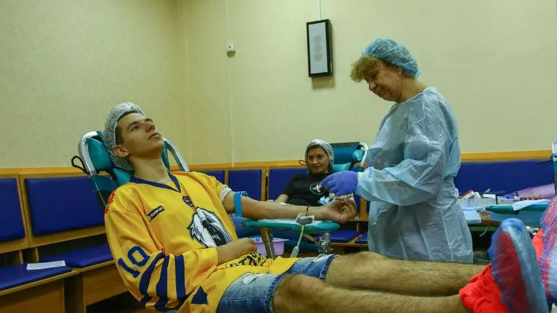 Спортсмены Подмосковья сдали кровь в рамках акции «Я донор»
