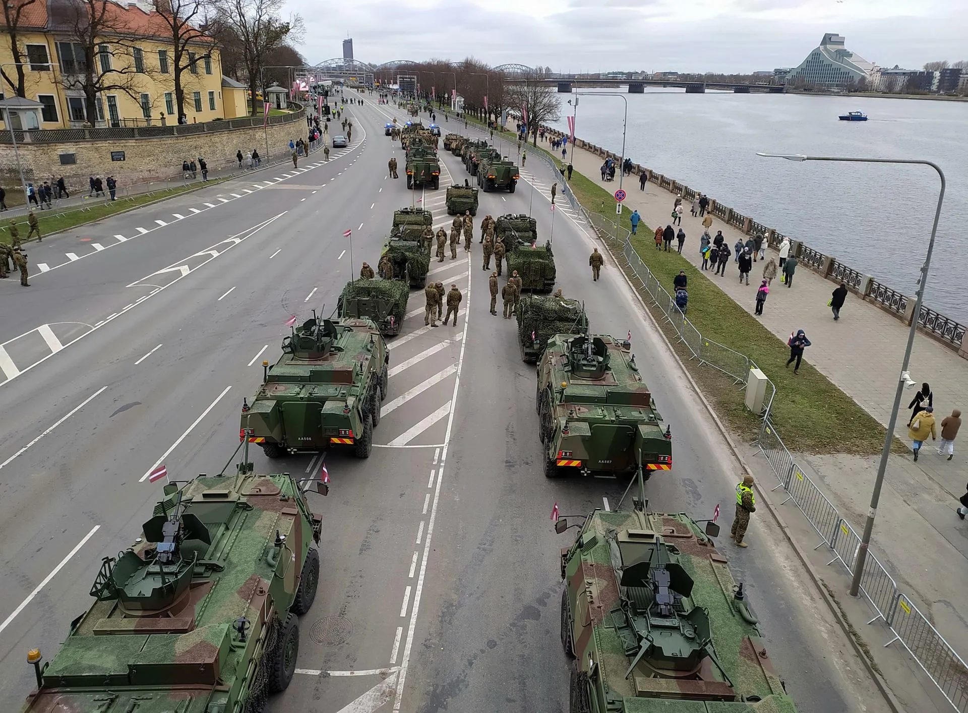 Военный парад в Риге, ноябрь 2023 года. Victor Lisitsyn