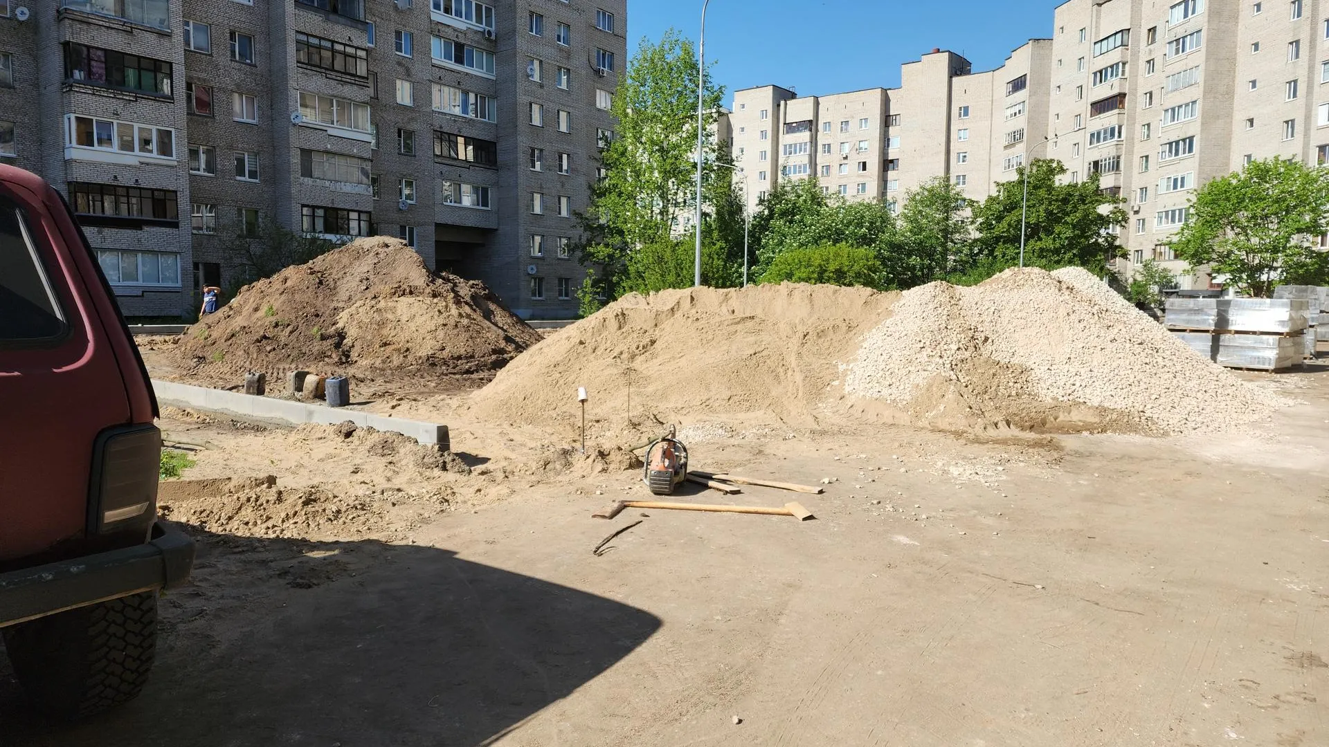 Ремонтные работы на Центральной. Фото: REGIONS/Иван Петрушин