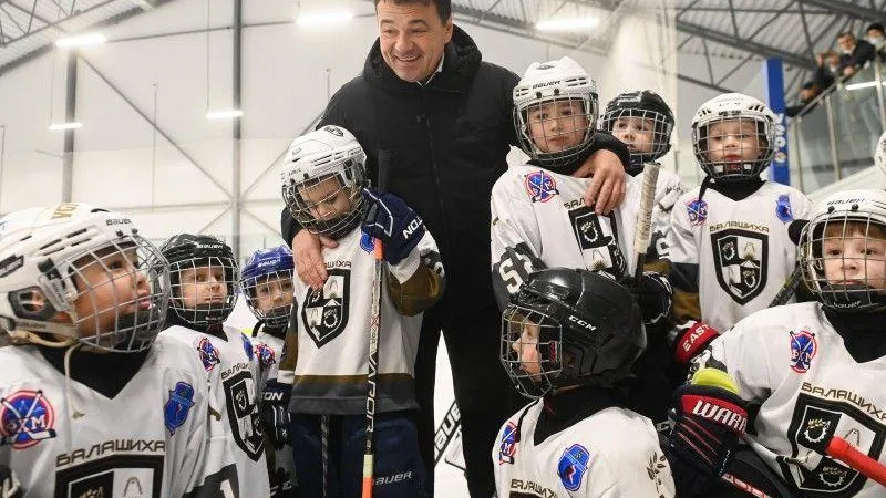 Юные хоккеисты Балашихи попросили губернатора о мастер-классе с их кумиром