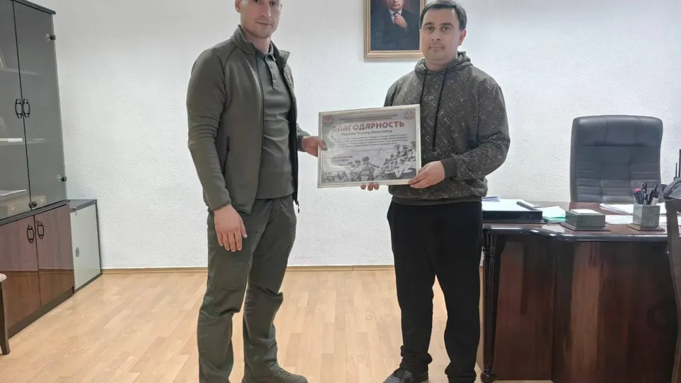 Бывший командир дивизии им. Дзержинского Николай Кузнецов (слева) и глава Реутова Филипп Науменко. Фото: пресс-служба Администрации г.о. Реутов