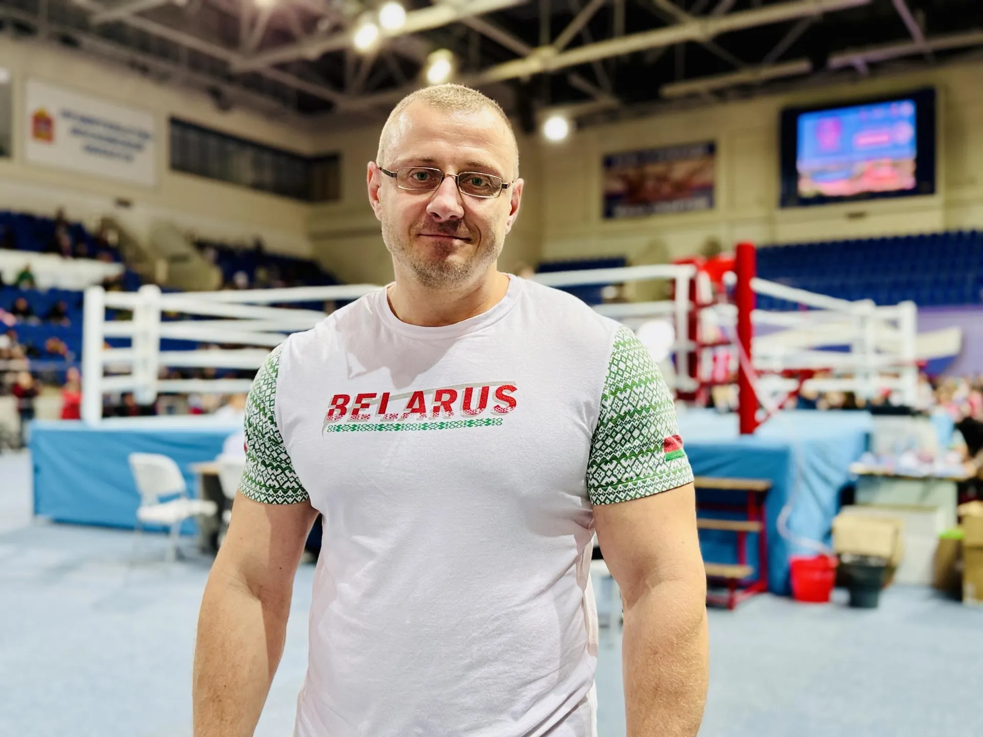 Роман Пинчук, тренер, представитель белорусской команды.&nbsp;Фото: МедиаБанк Подмосковья/Ольга Стаферова