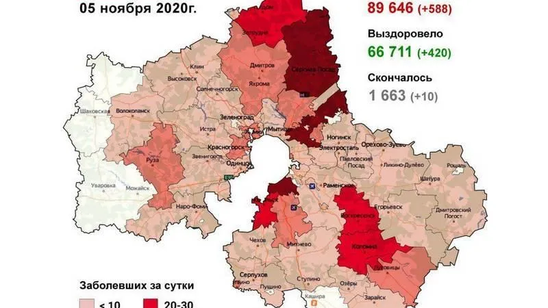 Коронавирус.Мособлштаб