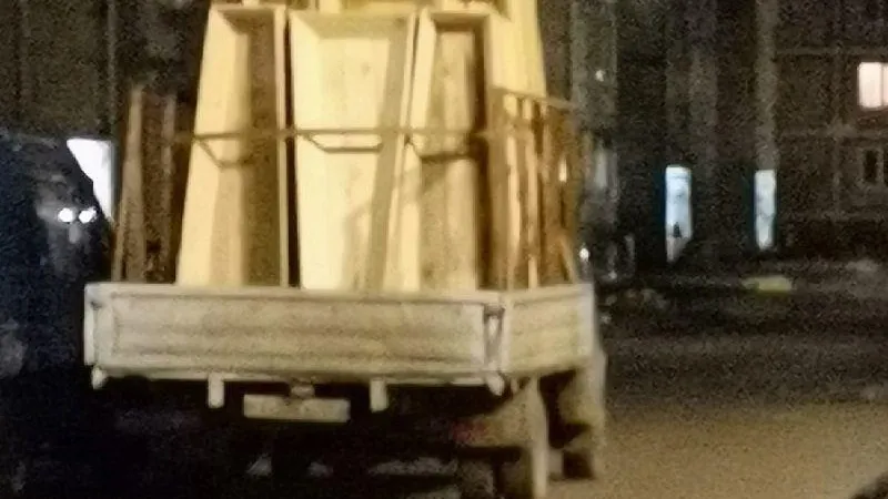 На грузовик с гробами пожаловались жители Серпухова