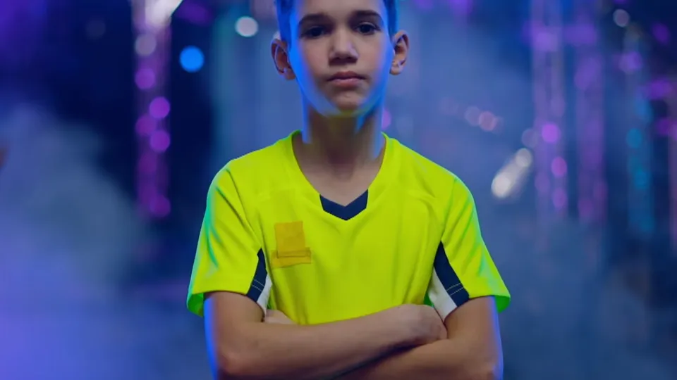 Кадр из видео телешоу «Суперниндзя. Дети»