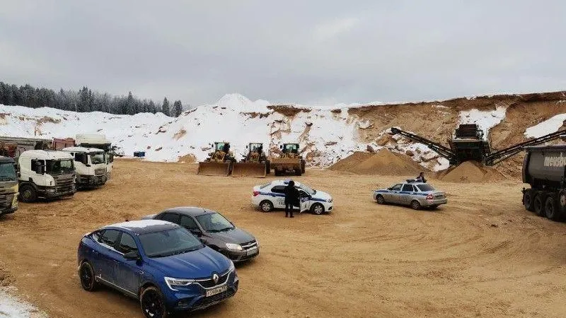 Незаконную добычу полезных ископаемых пресекли в Дмитрове
