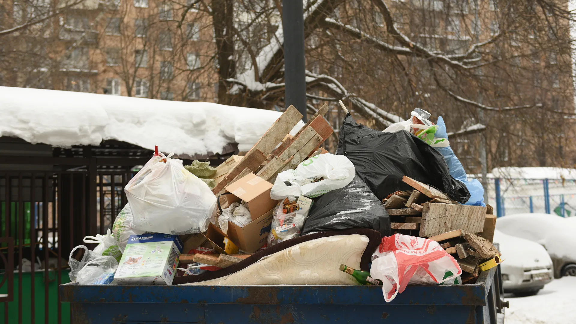 Сбор и вывоз мусора в Москве