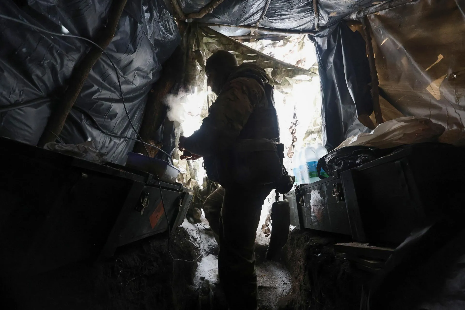 Боец ВСУ. Viacheslav Madiievskyi/Keystone Press Agency