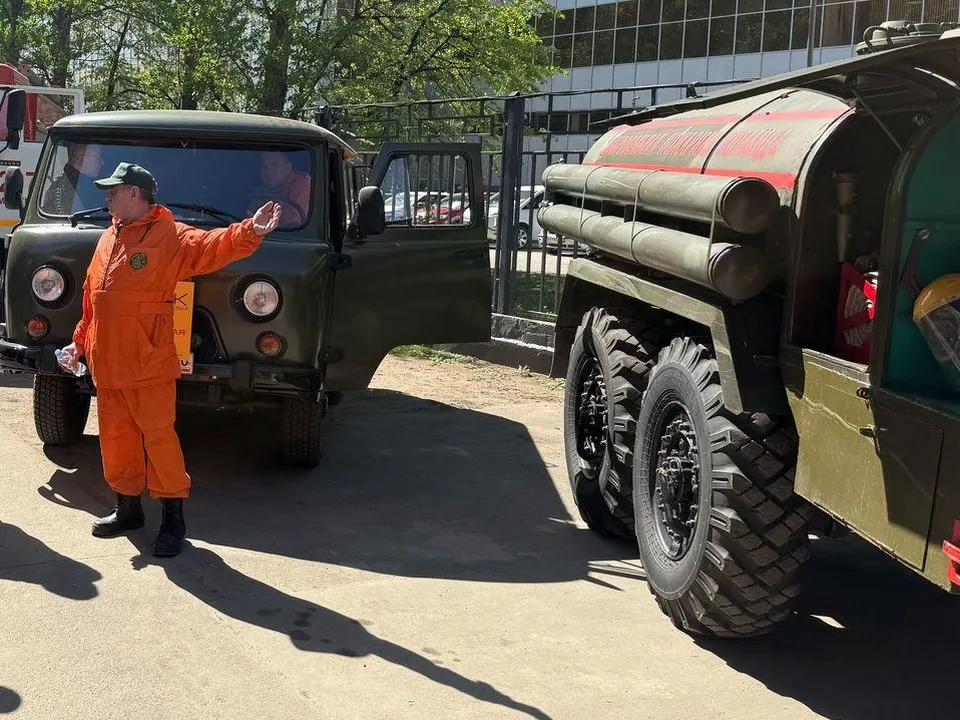Акция от «Феникса» и добровольного отряда спасателей наукограда. Фото: ДПК г. о. Черноголовка&nbsp;