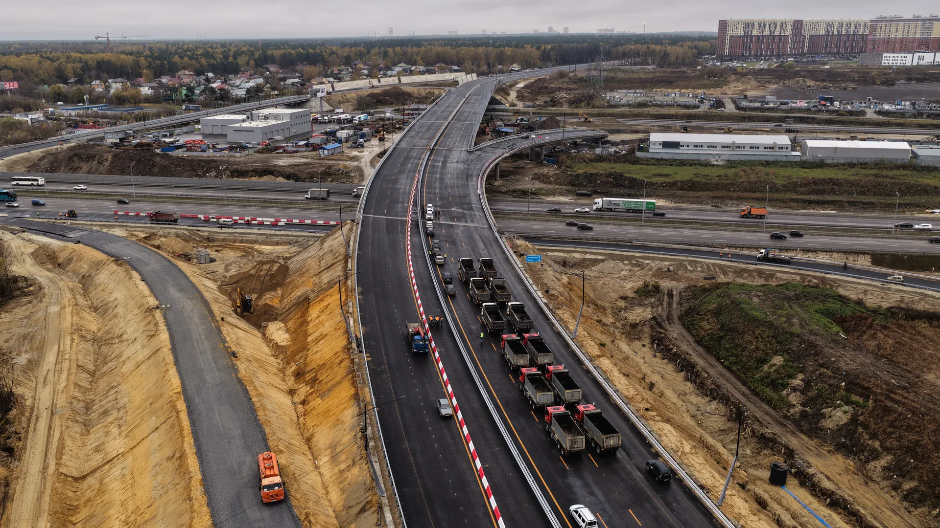 Запущено рабочее движение по участку ЮЛА от Лыткаринского шоссе до М-5 «Урал»