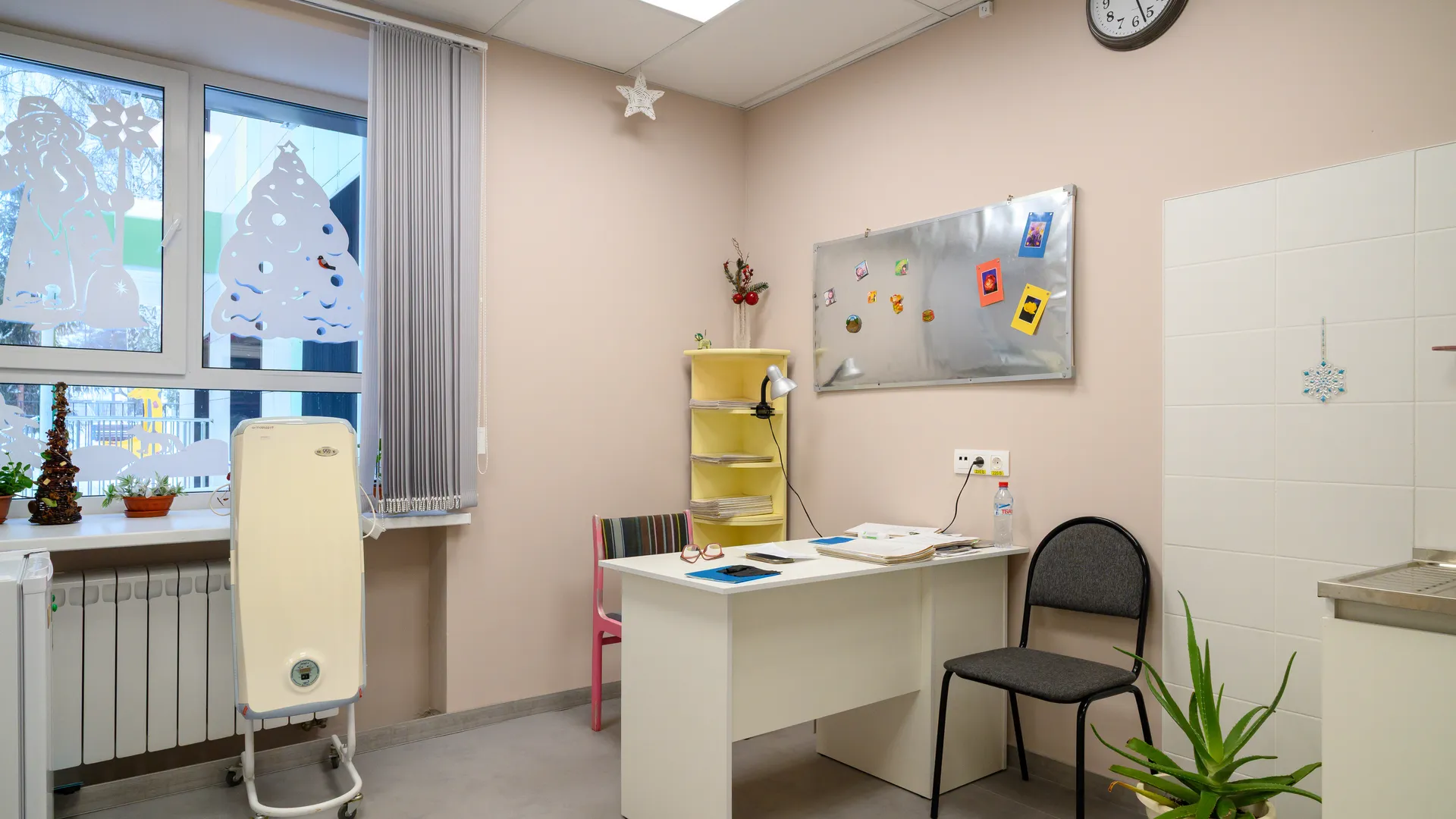 Медицинский кабинет в детском саду лицея № 2 после капитального ремонта в Павловском Посаде